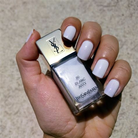 blanc orty nailpolish ysl|vernis a ongles ysl.